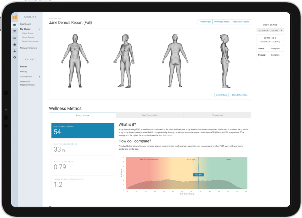 Fit3d Body Scanner Vancouver